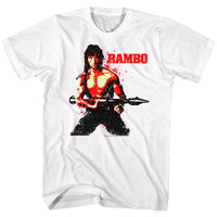Thumbnail for RAMBO-RED RAMBO-WHITE ADULT S/S TSHIRT