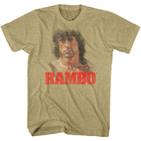 Thumbnail for RAMBO-GRUNGE RAMBO-KHAKI HEATHER ADULT S/S TSHIRT