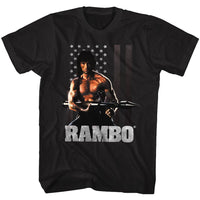 Thumbnail for RAMBO-RAMBERICA-BLACK ADULT S/S TSHIRT