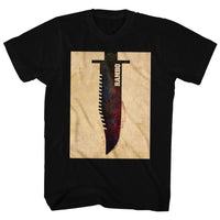 Thumbnail for RAMBO-KNIFE-BLACK ADULT S/S TSHIRT