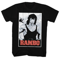 Thumbnail for RAMBO-RAMBO-BLACK ADULT S/S TSHIRT
