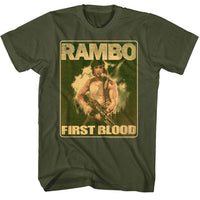 Thumbnail for RAMBO-LIL RAMBLINS-MILITARY GREEN ADULT S/S TSHIRT