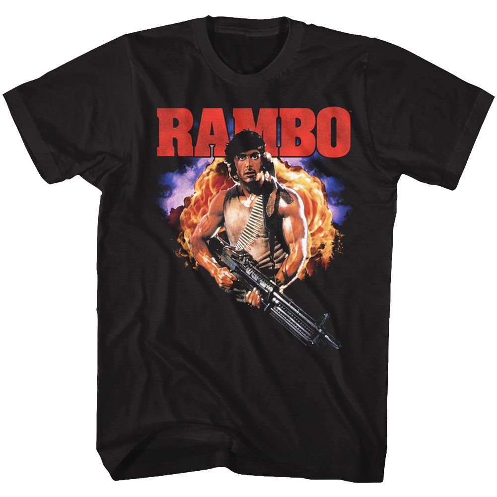RAMBO-EXPLOOOOOODE-BLACK ADULT S/S TSHIRT