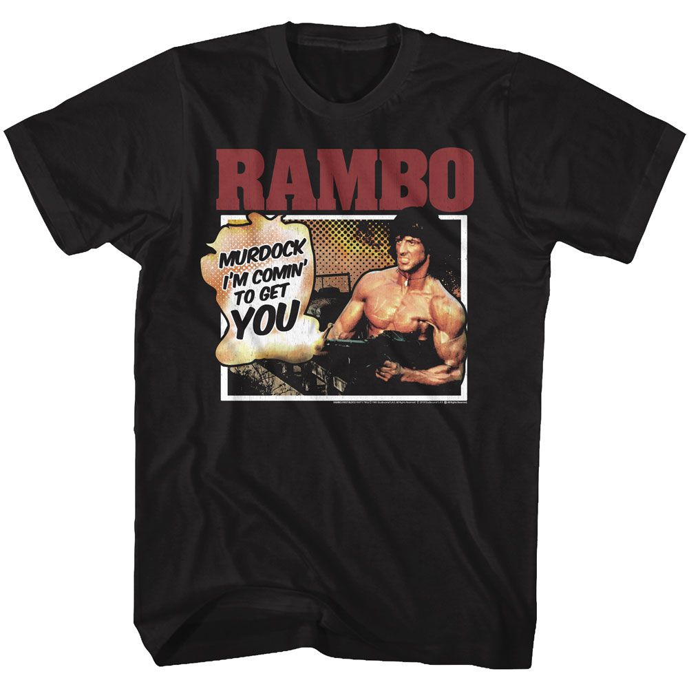 RAMBO-YOU WONT BELIEVE-BLACK ADULT S/S TSHIRT