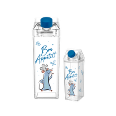 Ratatouille Bon Appetit 16.2oz Plastic Milk Carton Bottle – 12 pc ppk ($5.50 each)