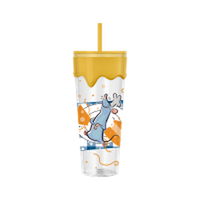 Thumbnail for Ratatouille Remy Bread and Cheese Plate 26oz. Plastic Drip Tumbler – 12 pc ppk ($6.00 each)