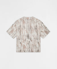 Thumbnail for Textured Marble Button Down Shirt