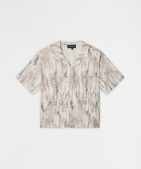 Thumbnail for Textured Marble Button Down Shirt