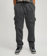 Thumbnail for Banks Fleece Cargo Pant - Charcoal