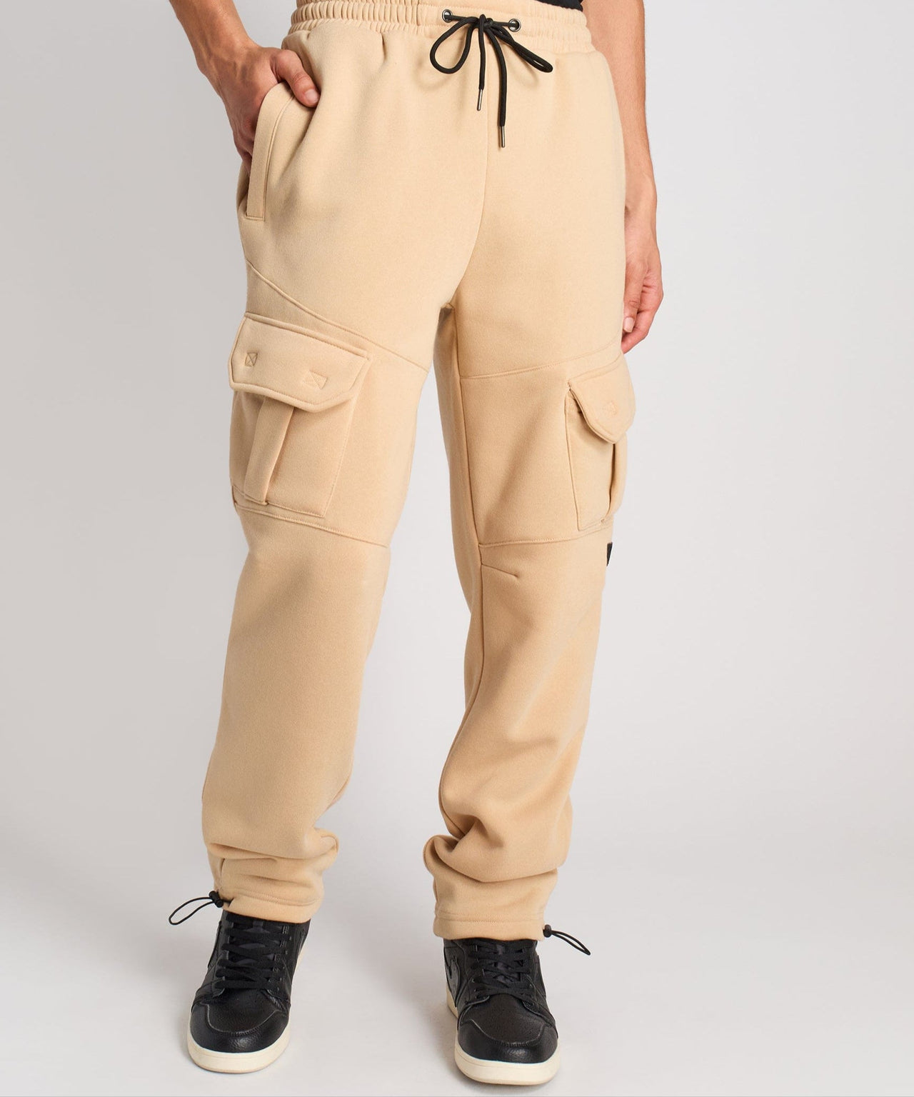 Banks Fleece Cargo Pant - Beige