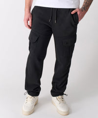Thumbnail for Banks Fleece Cargo Pant - Black