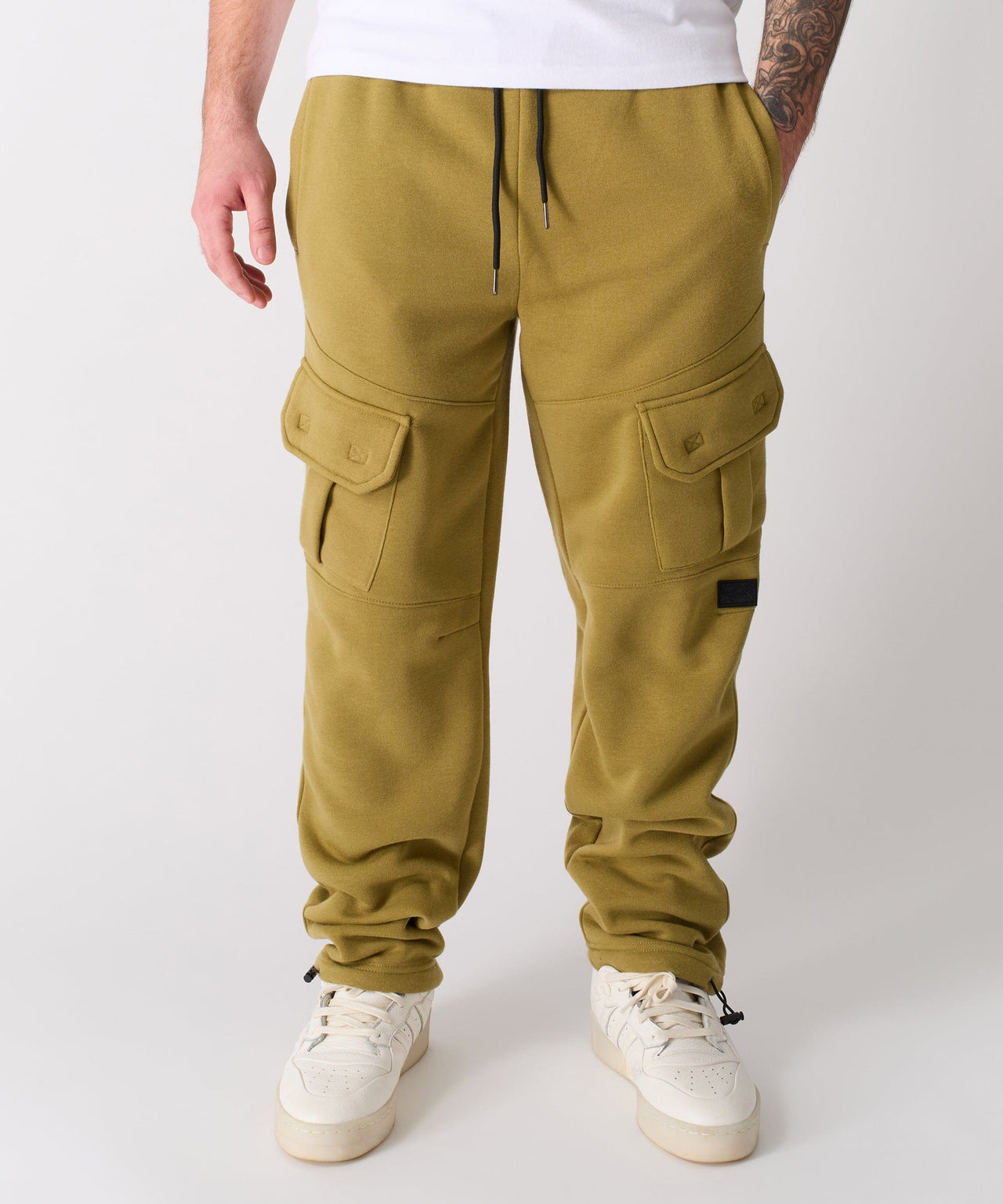 Banks Fleece Cargo Pant - Olive Green