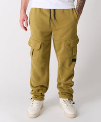 Thumbnail for Banks Fleece Cargo Pant - Olive Green