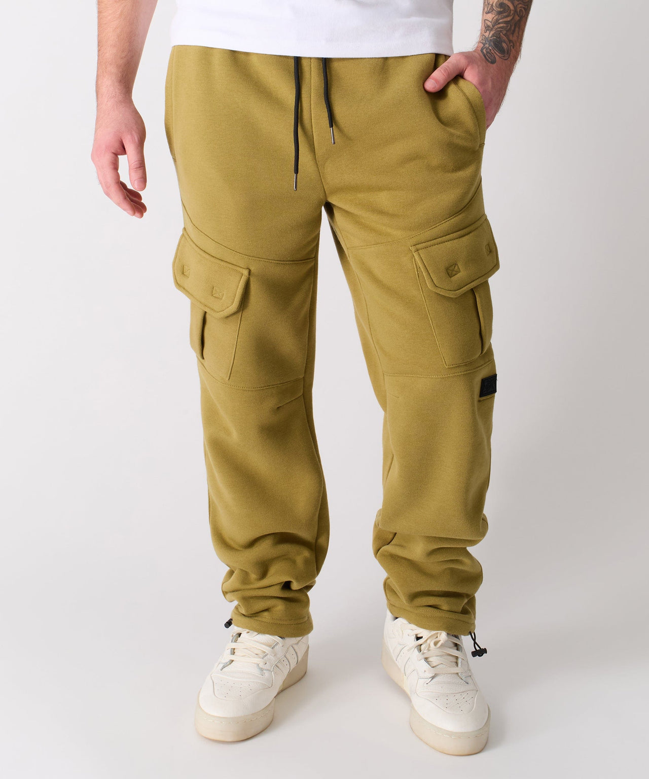 Banks Fleece Cargo Pant - Olive Green