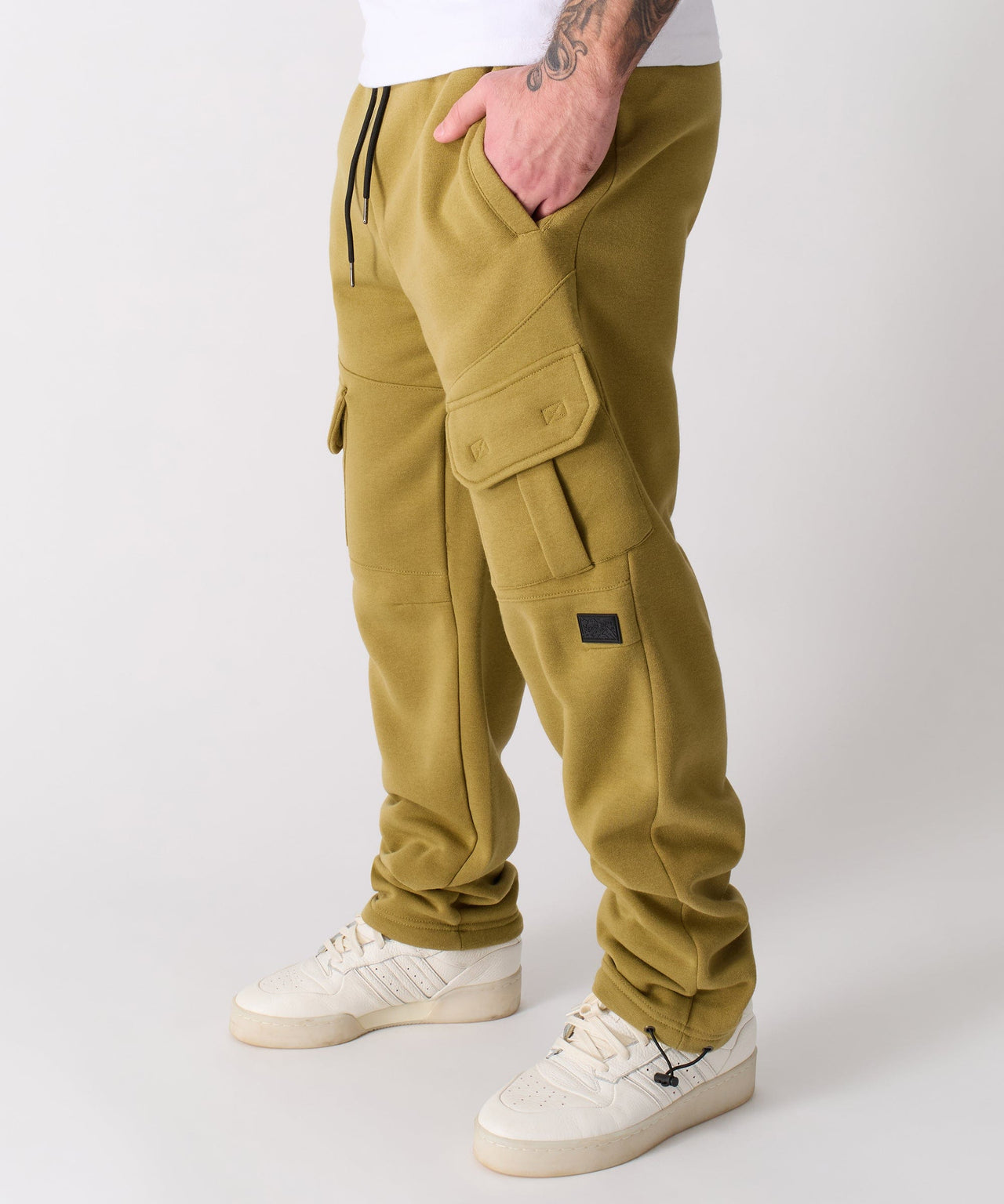 Banks Fleece Cargo Pant - Olive Green