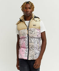 Thumbnail for Paisley Puffer Vest