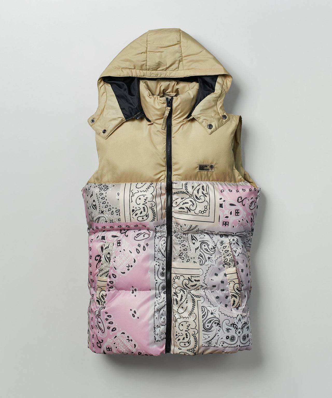 Paisley Puffer Vest