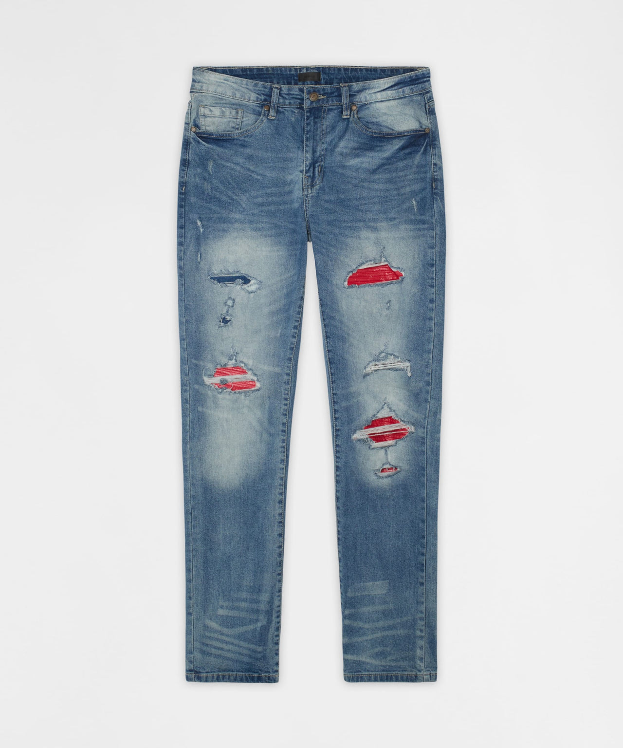 Rebel Distressed Skinny Jeans