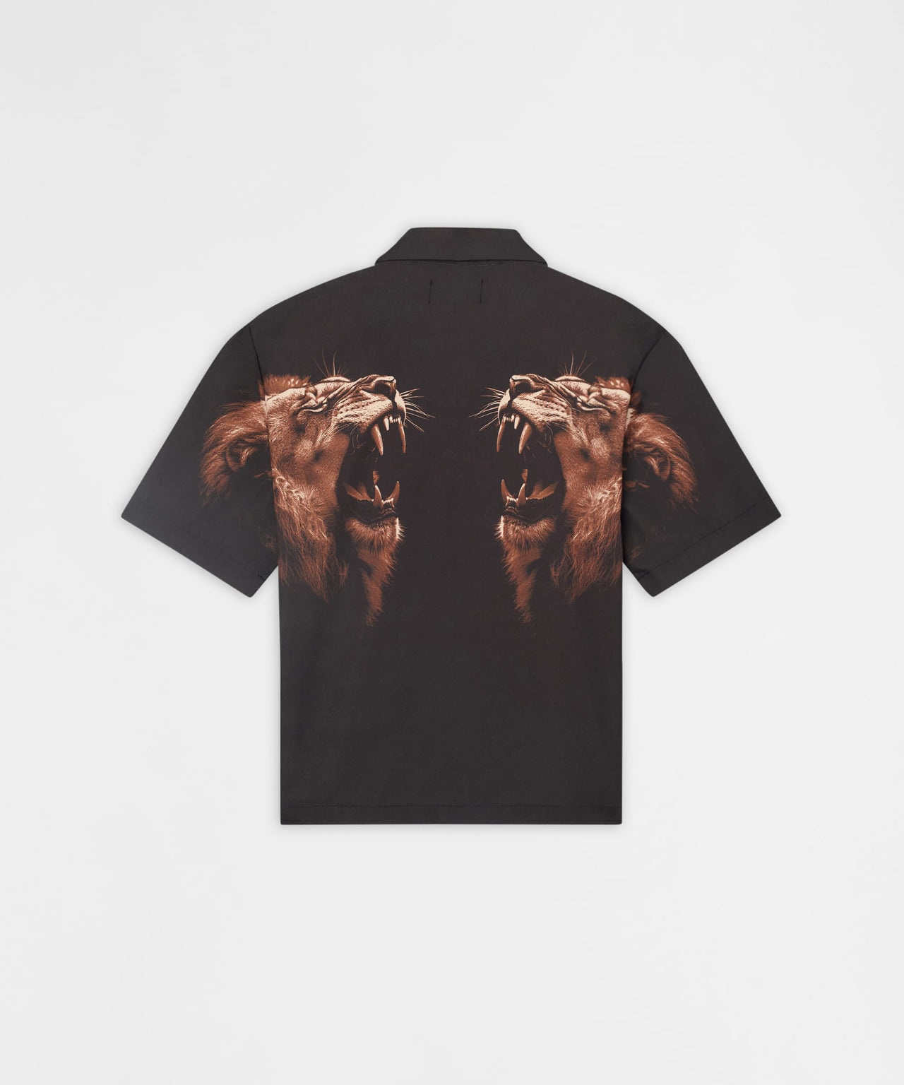 King's Roar Viscose Button Down Short Sleeve Shirt