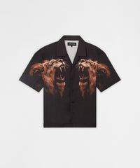 Thumbnail for King's Roar Viscose Button Down Short Sleeve Shirt