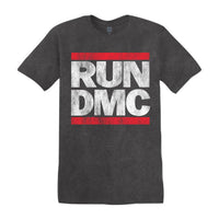 Thumbnail for RUN DMC LOGO PIGMENT BLACK UNISEX TEE