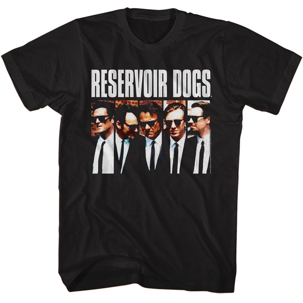 RESERVOIR DOGS-RESERVOIR DOGS CHARACTER RECTANGLES-BLACK ADULT S/S TSHIRT