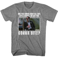 Thumbnail for RESERVOIR DOGS-RESERVOIR DOGS LITTLE DOGGIE-GRAPHITE HEATHER ADULT S/S TSHIRT