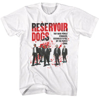 Thumbnail for RESERVOIR DOGS-RESERVOIR DOGS MOVIE POSTER-WHITE ADULT S/S TSHIRT