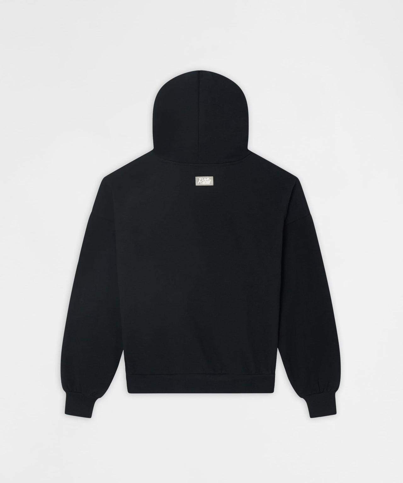 Essential Pull Over Boxy Fit Hoodie - Black