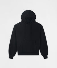 Thumbnail for Essential Pull Over Boxy Fit Hoodie - Black