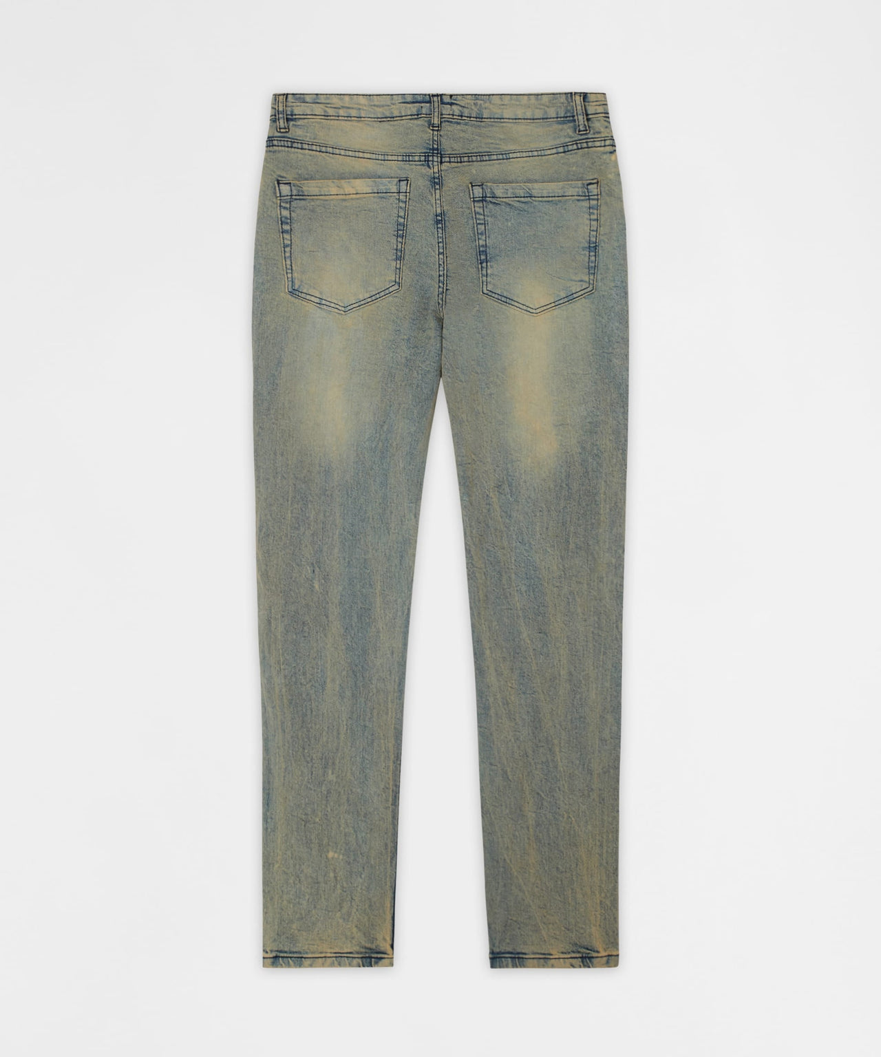 Ladder Distressed Studded Skinny Jean