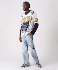 Thumbnail for Washed Ripped Denim Pants