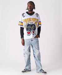 Thumbnail for Washed Ripped Denim Pants