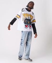 Thumbnail for Washed Ripped Denim Pants