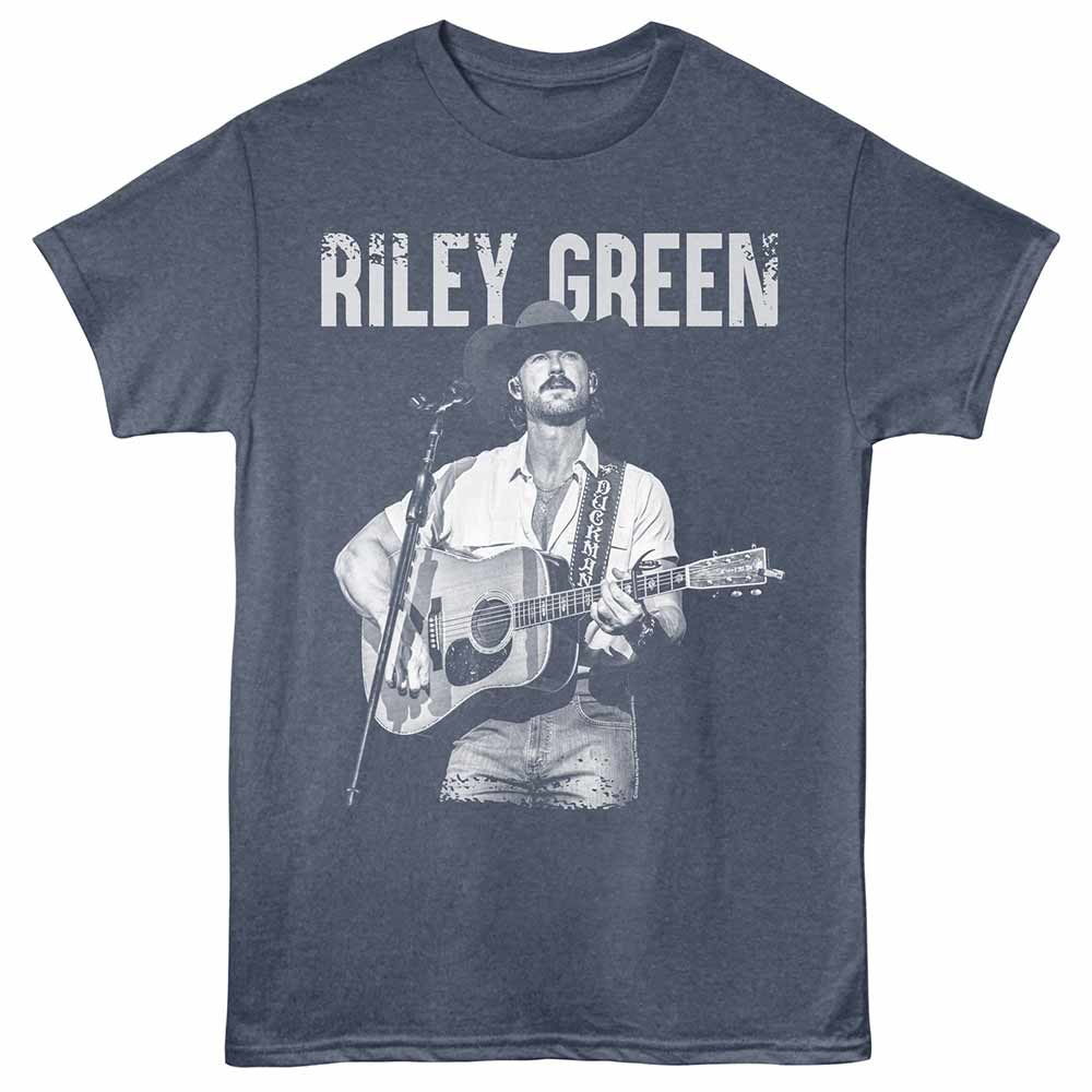 Riley Green Grunge Adult T-Shirt