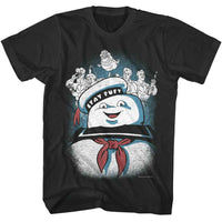 Thumbnail for THE REAL GHOSTBUSTERS-RGB STAY PUFT AND GHOSTBUSTERS-SMOKE ADULT S/S TSHIRT