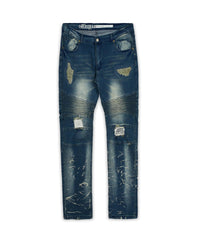 Thumbnail for Mulberry Plus Size Moto Denim Jeans