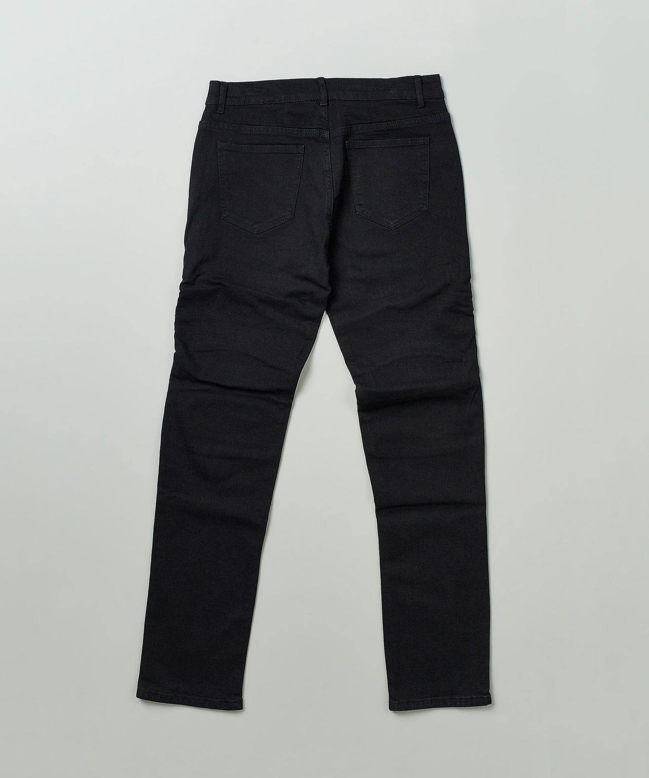 Leroy Waxed Black Moto Denim Jeans