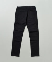 Thumbnail for Leroy Waxed Black Moto Denim Jeans