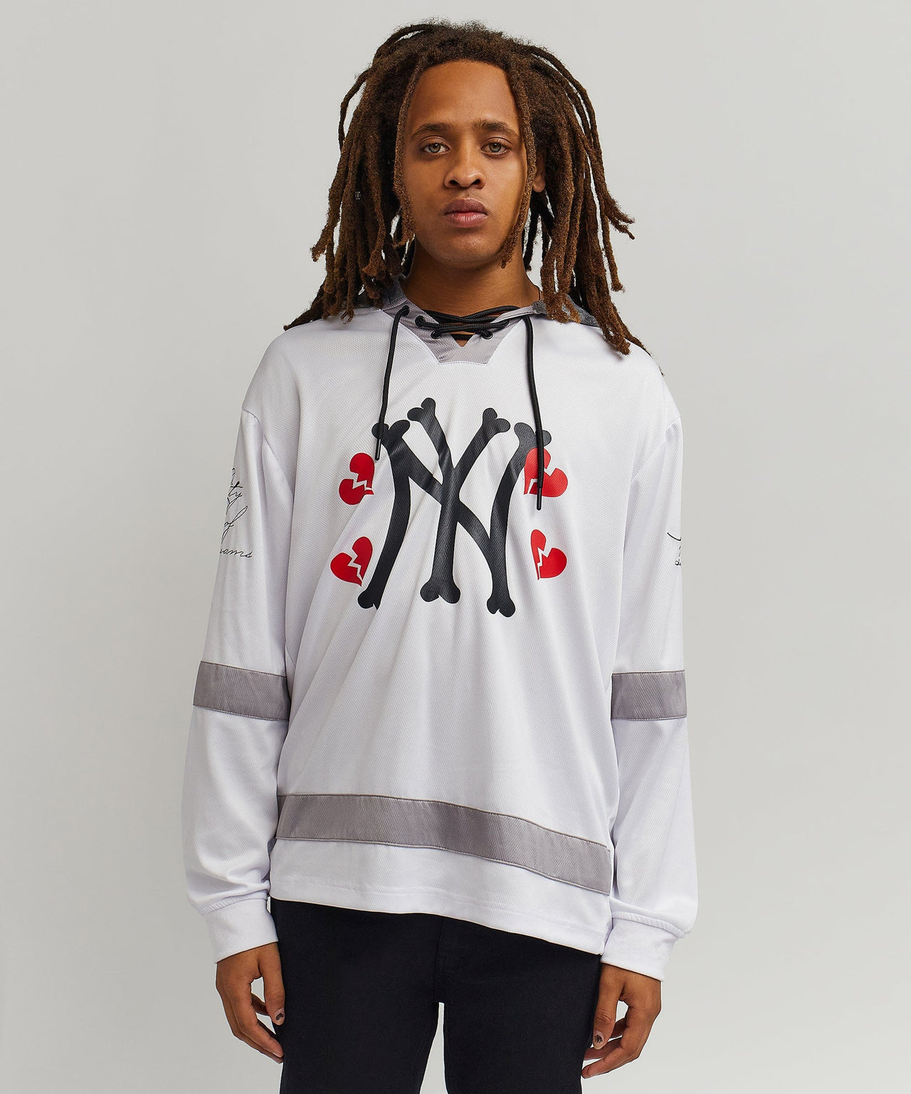 Ny Crossbone Hockey Jersey
