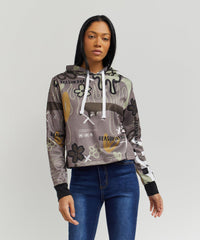 Thumbnail for Doodle Women's Graphic Pull-over Long Sleeve Hoodie