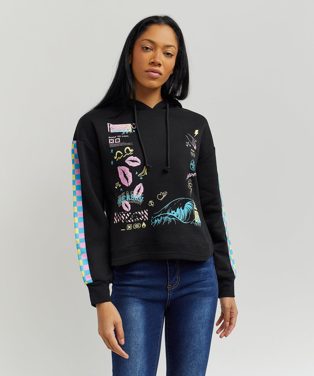 Baddie Crop Hoodie
