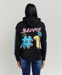 Thumbnail for Baddie Crop Hoodie