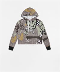 Thumbnail for Doodle Women's Graphic Pull-over Long Sleeve Hoodie