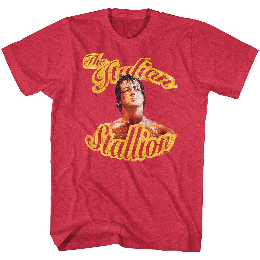 ROCKY-BEATEN-RED HEATHER ADULT S/S TSHIRT