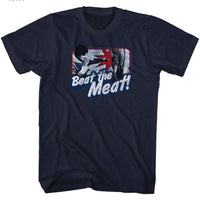 Thumbnail for ROCKY-BEAT THE MEAT-NAVY ADULT S/S TSHIRT