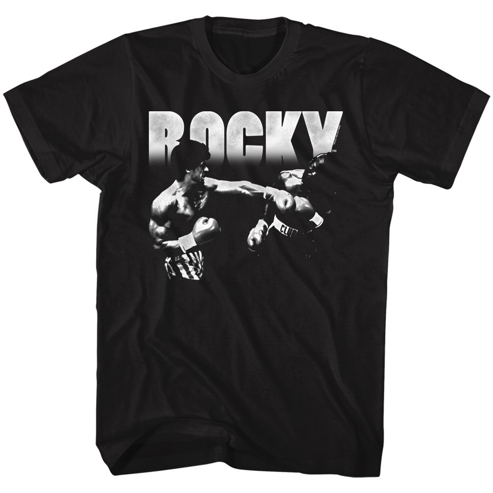 ROCKY-KNOCKOUT-BLACK ADULT S/S TSHIRT