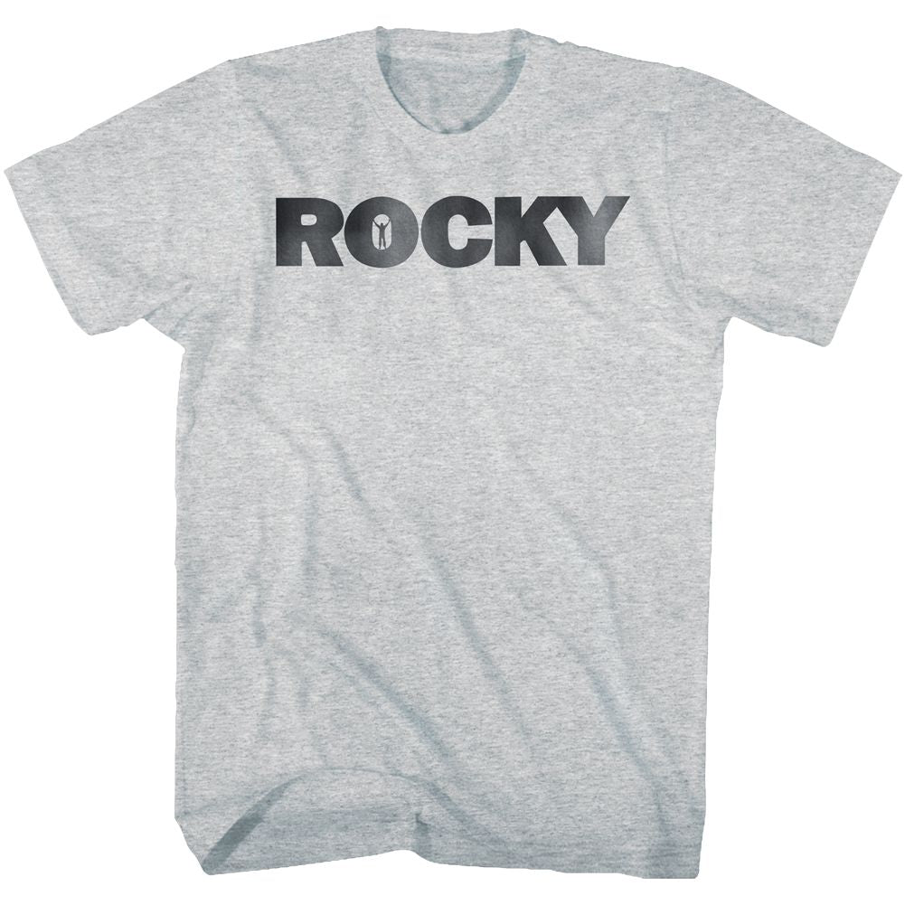 ROCKY-ROCKY LOGO-GRAY HEATHER ADULT S/S TSHIRT