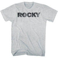 Thumbnail for ROCKY-ROCKY LOGO-GRAY HEATHER ADULT S/S TSHIRT