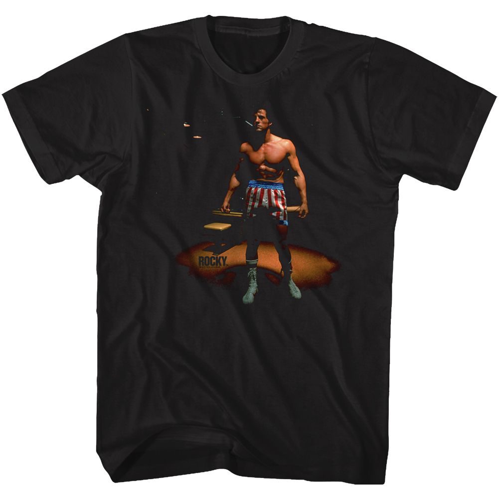 ROCKY-SPOTLIGHT ROCKY-BLACK ADULT S/S TSHIRT